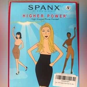 SPANX Women S Seamless Higher Power Short High Waist Shaper 6-Black 
1- Tan New!